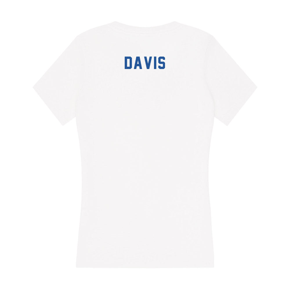 CSU Bakersfield - NCAA Men's Track & Field : Mister Davis - Women's V-Neck T-Shirt-1