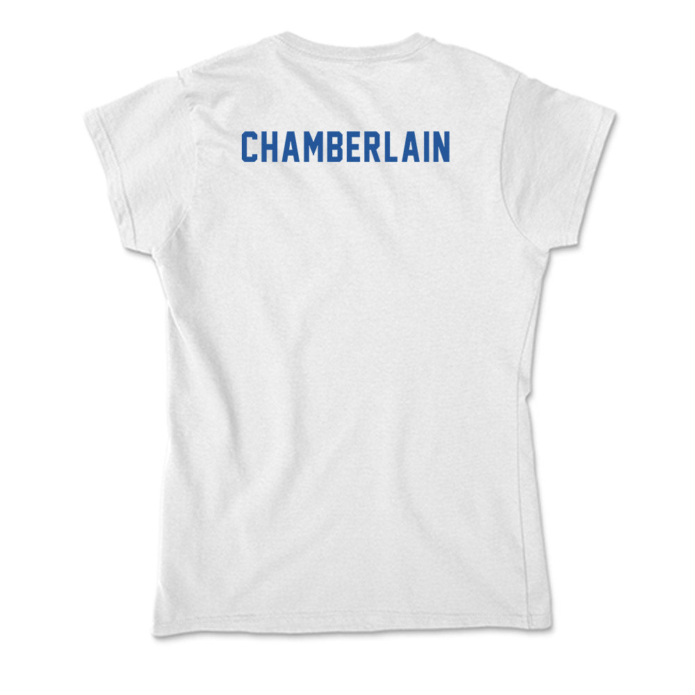 CSU Bakersfield - NCAA Men's Swimming & Diving : Justin Chamberlain - Soft Style Women’s T-Shirt-1