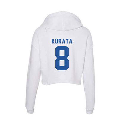 CSU Bakersfield - NCAA Baseball : Matthew Kurata - Women's Crop Fleece Hoodie-1