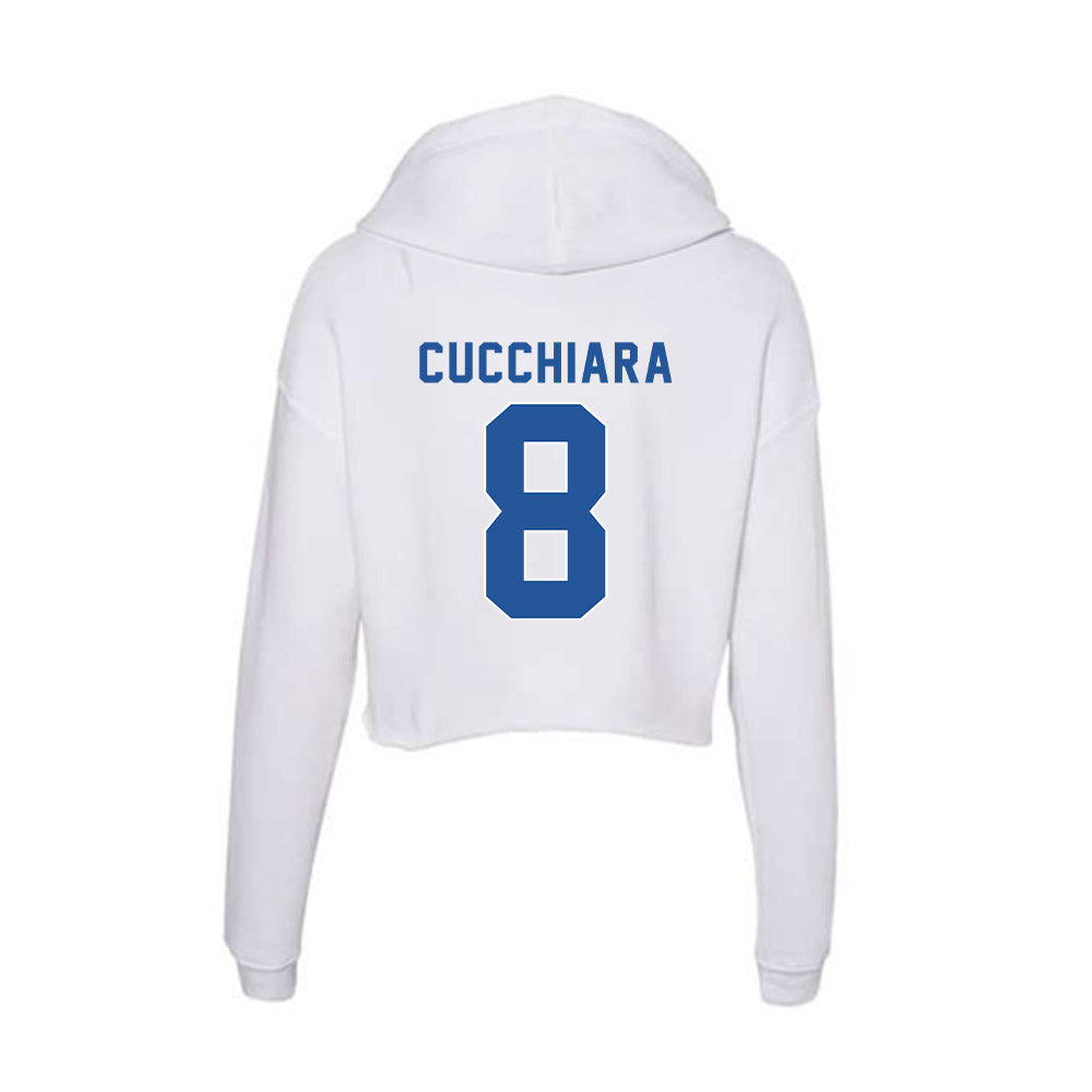 CSU Bakersfield - NCAA Men's Soccer : Dorian Cucchiara - Women's Crop Fleece Hoodie-1