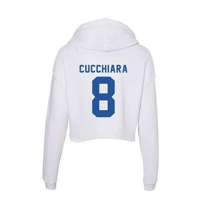 CSU Bakersfield - NCAA Men's Soccer : Dorian Cucchiara - Women's Crop Fleece Hoodie-1