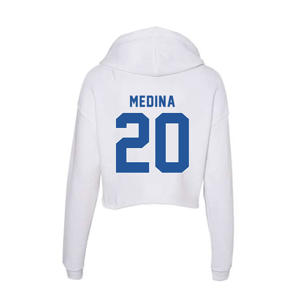 CSU Bakersfield - NCAA Men's Soccer : Dakotah Medina - Women's Crop Fleece Hoodie-1