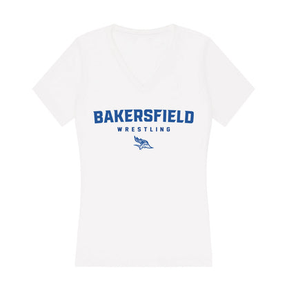 CSU Bakersfield - NCAA Wrestling : Kaileb Cadena - Women's V-Neck T-Shirt-0