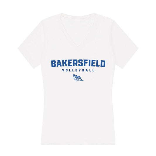 CSU Bakersfield - NCAA Women's Volleyball : Evelyn Trivino Espinosa - Women's V-Neck T-Shirt-0
