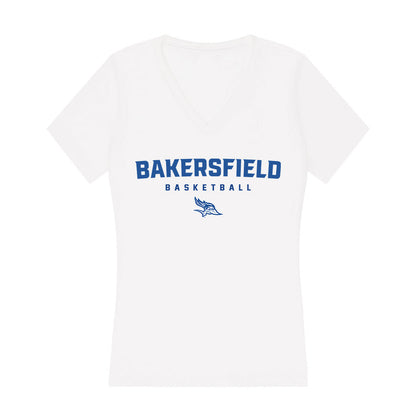 CSU Bakersfield - NCAA Men's Basketball : Jaden Alexander - Women's V-Neck T-Shirt-0