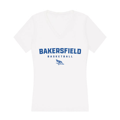 CSU Bakersfield - NCAA Men's Basketball : Cj Hardy - Women's V-Neck T-Shirt-0