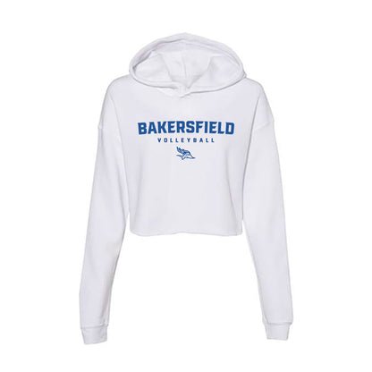 CSU Bakersfield - NCAA Women's Volleyball : Suelen Lima - Women's Crop Fleece Hoodie-0