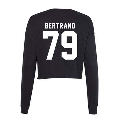 WSU - NCAA Football : Turner Bertrand - Women's Cropped Crew Fleece-1