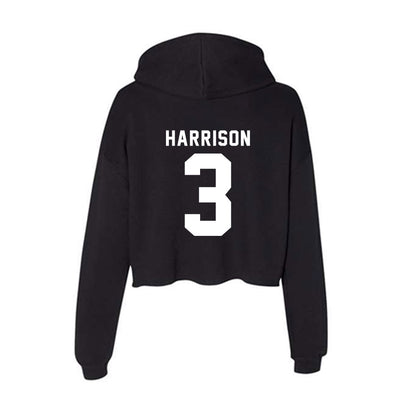 WSU - NCAA Men's Golf : Garrett Harrison - Women's Crop Fleece Hoodie-1