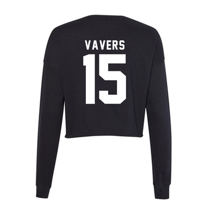 WSU - NCAA Men's Basketball : Rihards Vavers - Women's Cropped Crew Fleece-1