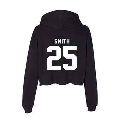 WSU - NCAA Baseball : Griffin Smith - Women's Crop Fleece Hoodie-1