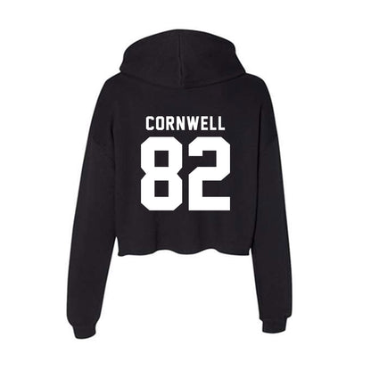 WSU - NCAA Football : Jesiah Cornwell - Women's Crop Fleece Hoodie-1