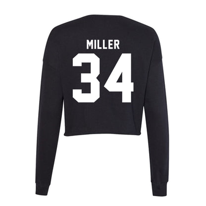 WSU - NCAA Football : Sir Brody Miller - Women's Cropped Crew Fleece-1