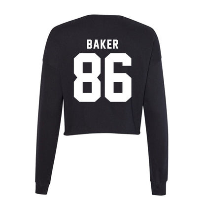 WSU - NCAA Football : Beau Baker - Women's Cropped Crew Fleece-1