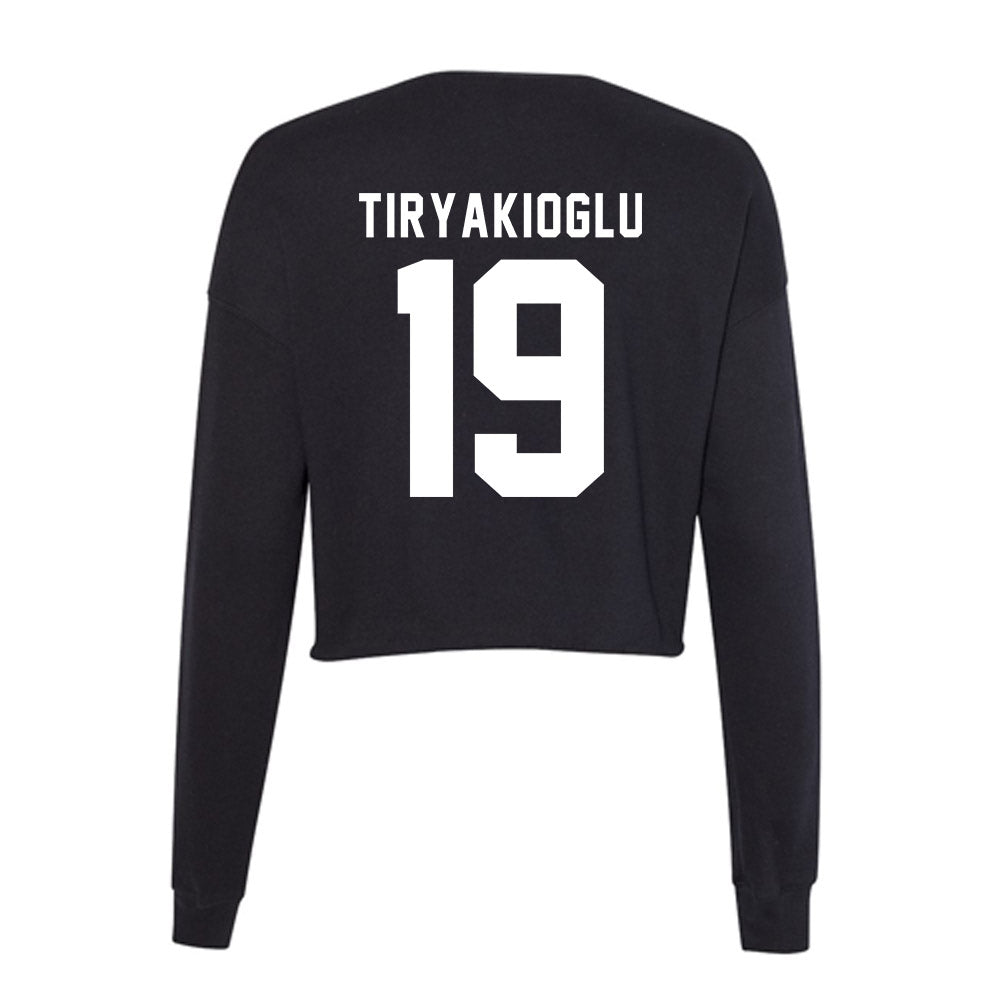 WSU - NCAA Football : Jake Tiryakioglu - Women's Cropped Crew Fleece-1