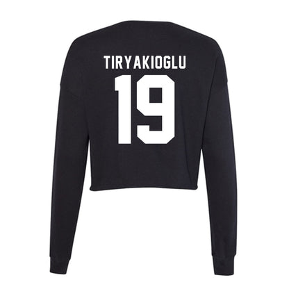 WSU - NCAA Football : Jake Tiryakioglu - Women's Cropped Crew Fleece-1