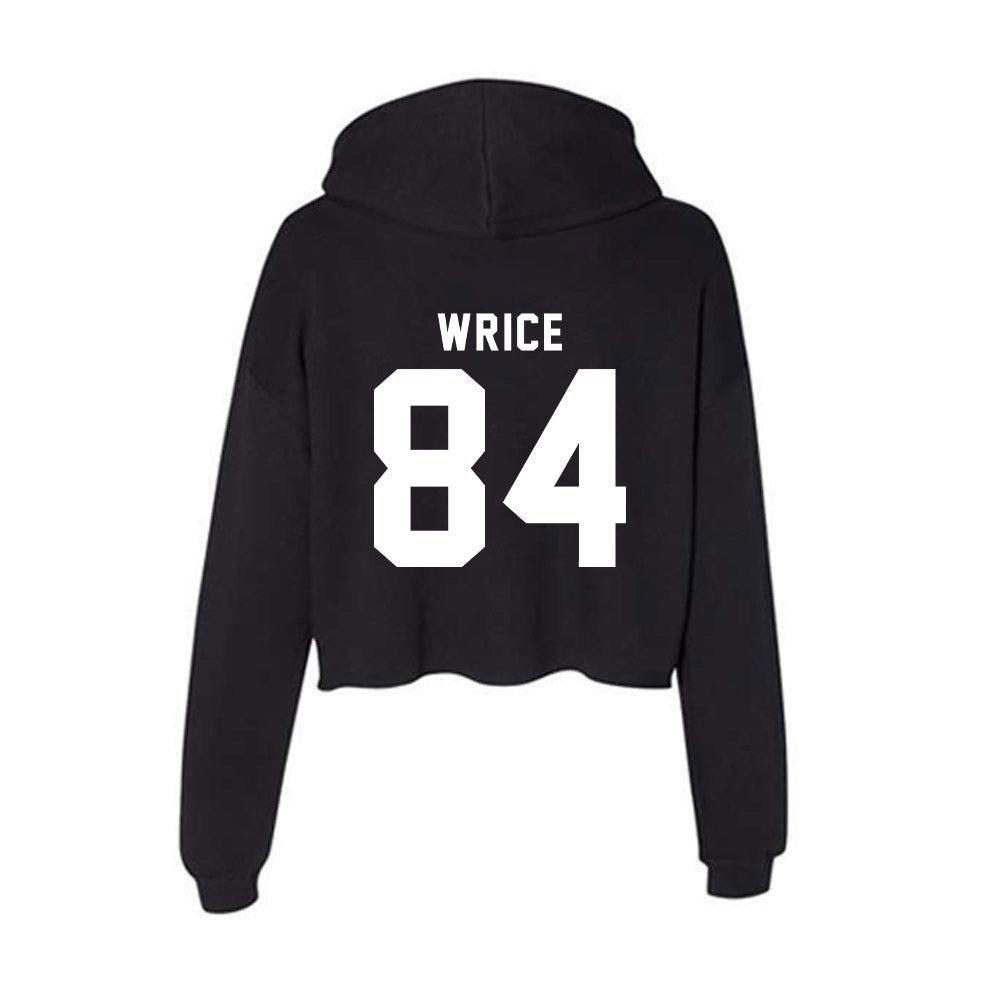WSU - NCAA Football : Malachi wrice - Women's Crop Fleece Hoodie-1