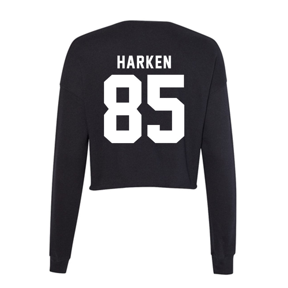 WSU - NCAA Football : Kaden Harken - Women's Cropped Crew Fleece-1