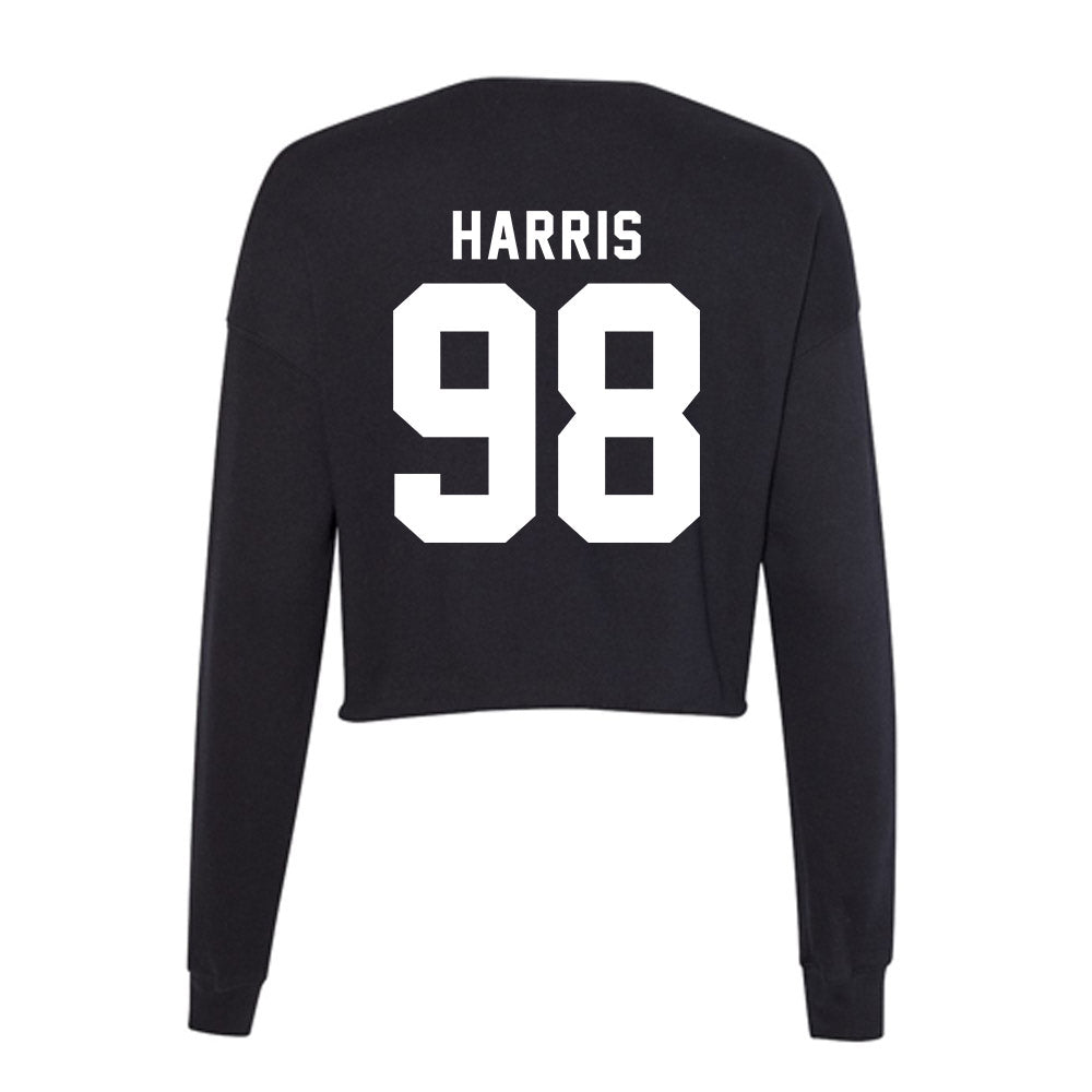 WSU - NCAA Football : Ryan Harris - Women's Cropped Crew Fleece-1