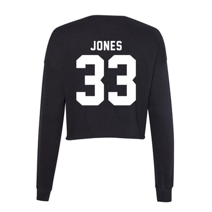 WSU - NCAA Football : Gage Jones - Women's Cropped Crew Fleece-1