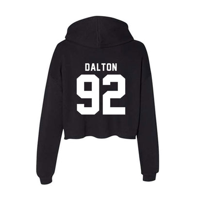 WSU - NCAA Football : Darrion Dalton - Women's Crop Fleece Hoodie-1