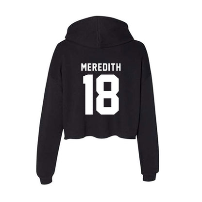 WSU - NCAA Football : Joshua Meredith - Women's Crop Fleece Hoodie-1
