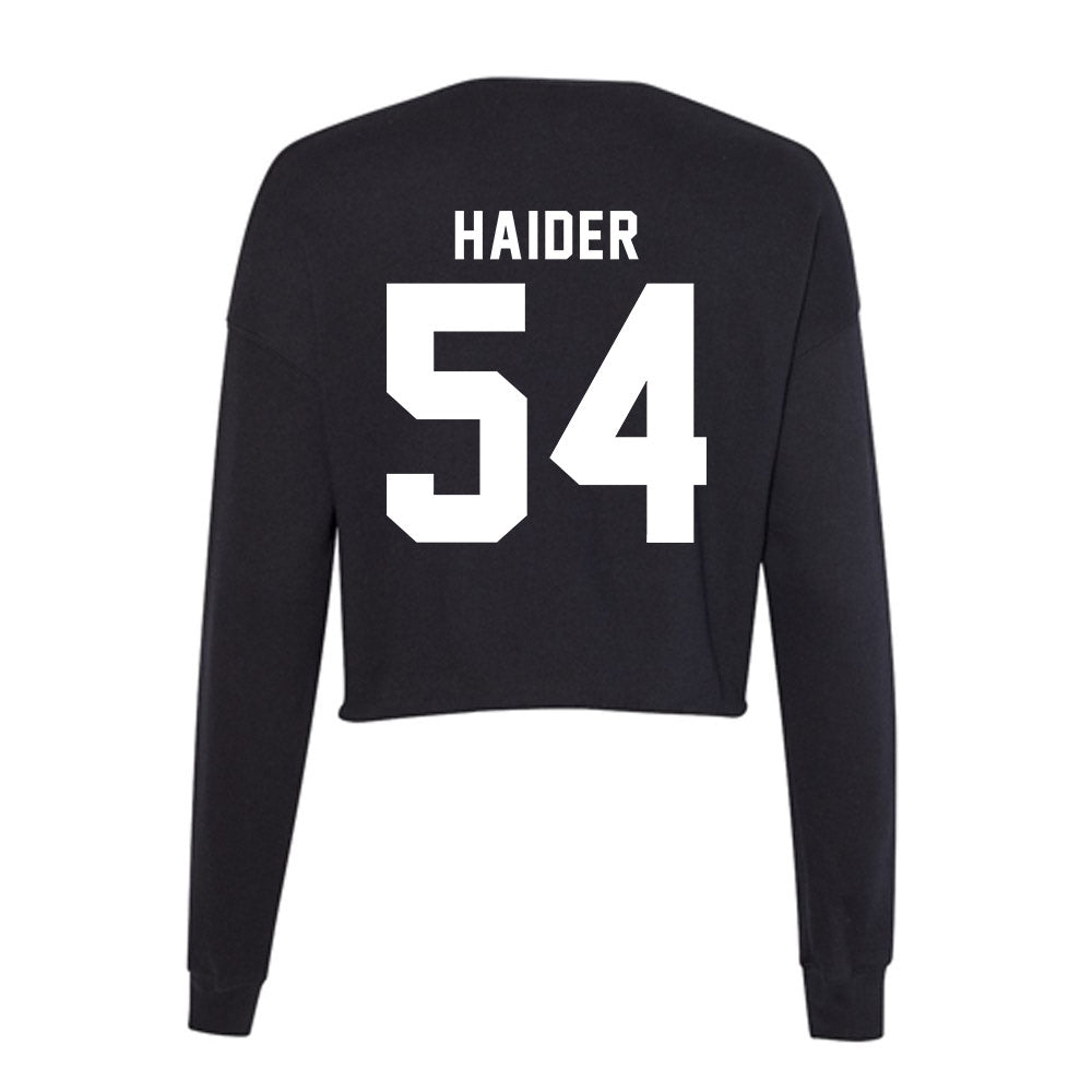 WSU - NCAA Baseball : Rylan Haider - Women's Cropped Crew Fleece-1