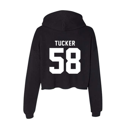WSU - NCAA Football : Malijah Tucker - Women's Crop Fleece Hoodie-1