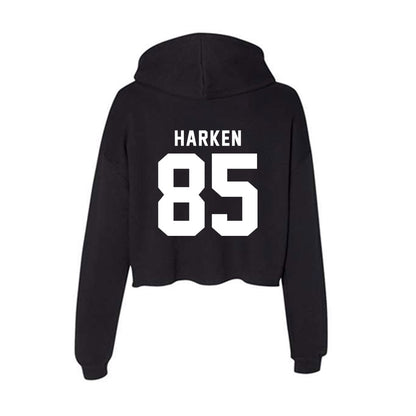 WSU - NCAA Football : Kaden Harken - Women's Crop Fleece Hoodie-1