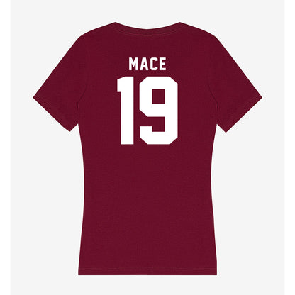 WSU - NCAA Women's Soccer : Maggie Mace - Women's V-Neck T-Shirt-1
