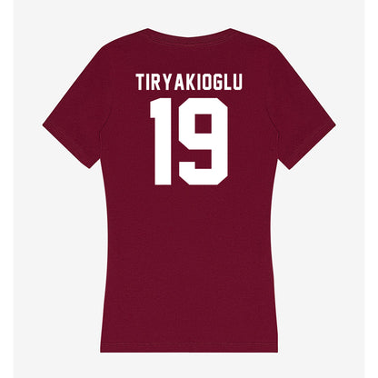 WSU - NCAA Football : Jake Tiryakioglu - Women's V-Neck T-Shirt-1