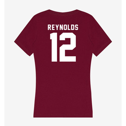WSU - NCAA Football : Carsten Reynolds - Women's V-Neck T-Shirt-1