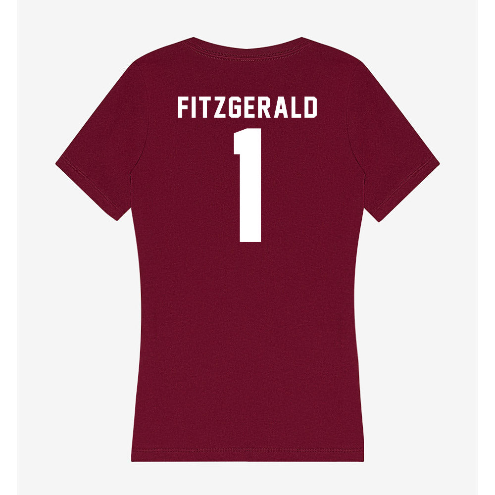 WSU - NCAA Women's Soccer : KEARA FITZGERALD - Women's V-Neck T-Shirt-1