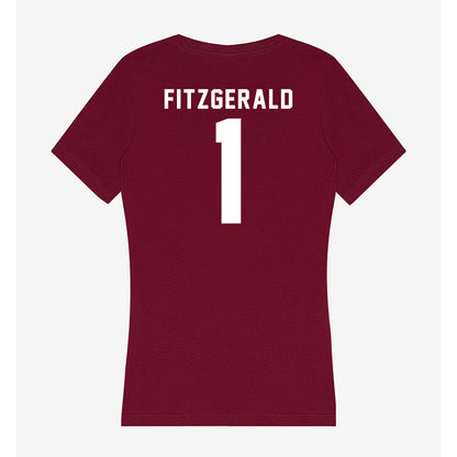 WSU - NCAA Women's Soccer : KEARA FITZGERALD - Women's V-Neck T-Shirt-1
