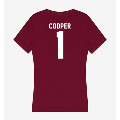 WSU - NCAA Women's Soccer : Nadia Cooper - Women's V-Neck T-Shirt-1