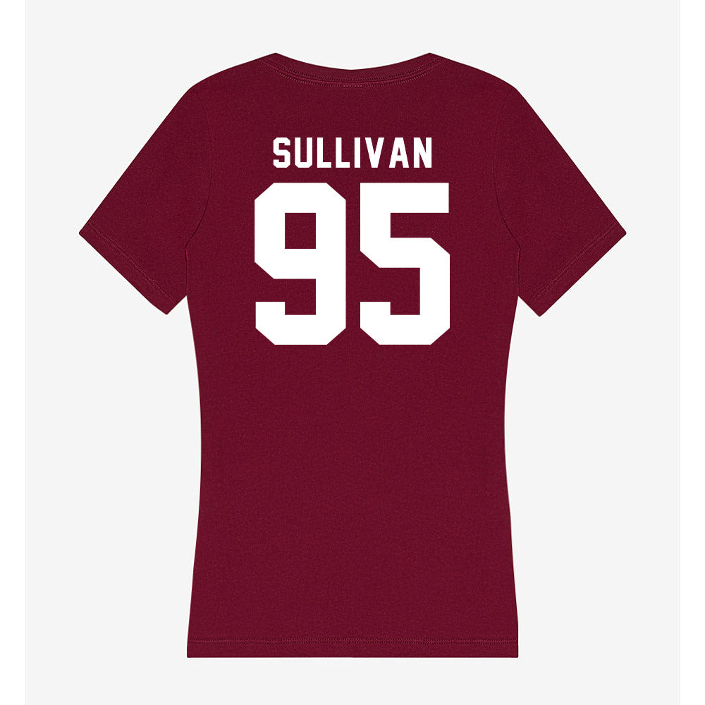 WSU - NCAA Football : Connor Sullivan - Women's V-Neck T-Shirt-1