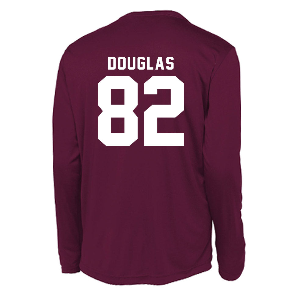 WSU - NCAA Football : Dycurian Douglas - Performance Long Sleeve T-Shirt