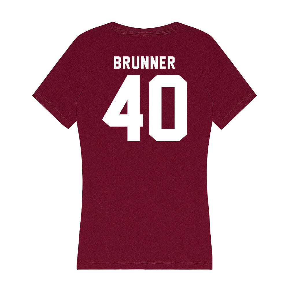 WSU - NCAA Football : Colson Brunner - Women's V-Neck T-Shirt-1