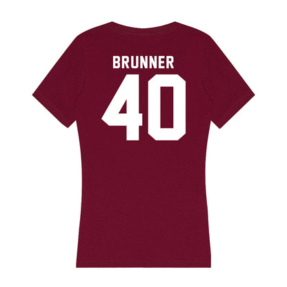 WSU - NCAA Football : Colson Brunner - Women's V-Neck T-Shirt-1