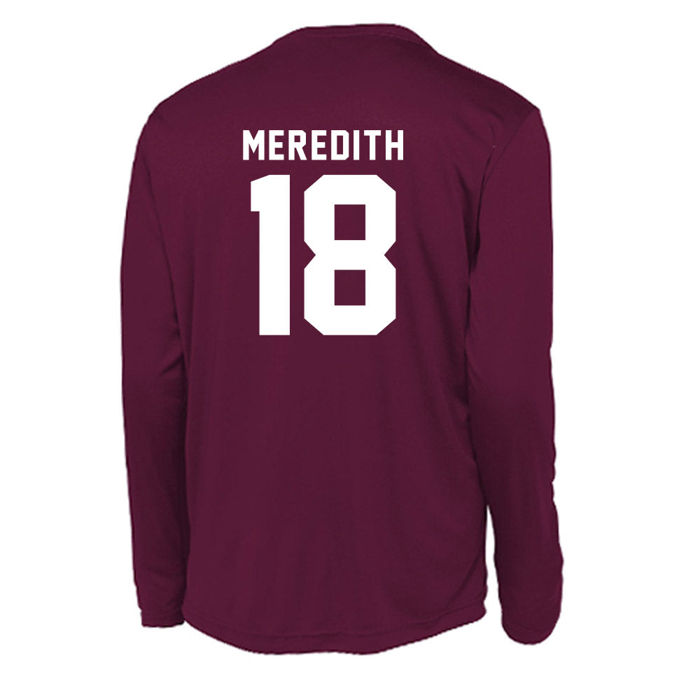 WSU - NCAA Football : Joshua Meredith - Performance Long Sleeve T-Shirt