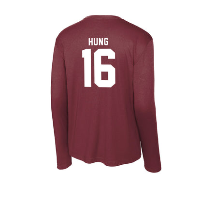 WSU - NCAA Football : Isaiah Hung - Activewear Long Sleeve T-Shirt-1