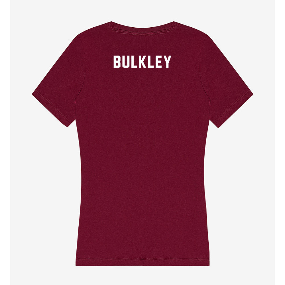 WSU - NCAA Women's Swimming & Diving : Avery Bulkley - Women's V-Neck T-Shirt-1