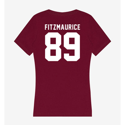 WSU - NCAA Football : Donovan Fitzmaurice - Women's V-Neck T-Shirt-1