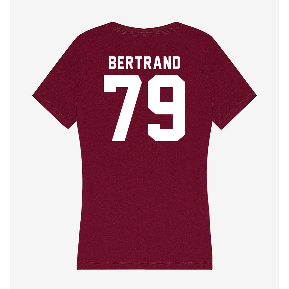 WSU - NCAA Football : Turner Bertrand - Women's V-Neck T-Shirt-1