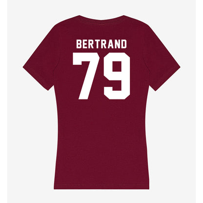 WSU - NCAA Football : Turner Bertrand - Women's V-Neck T-Shirt-1
