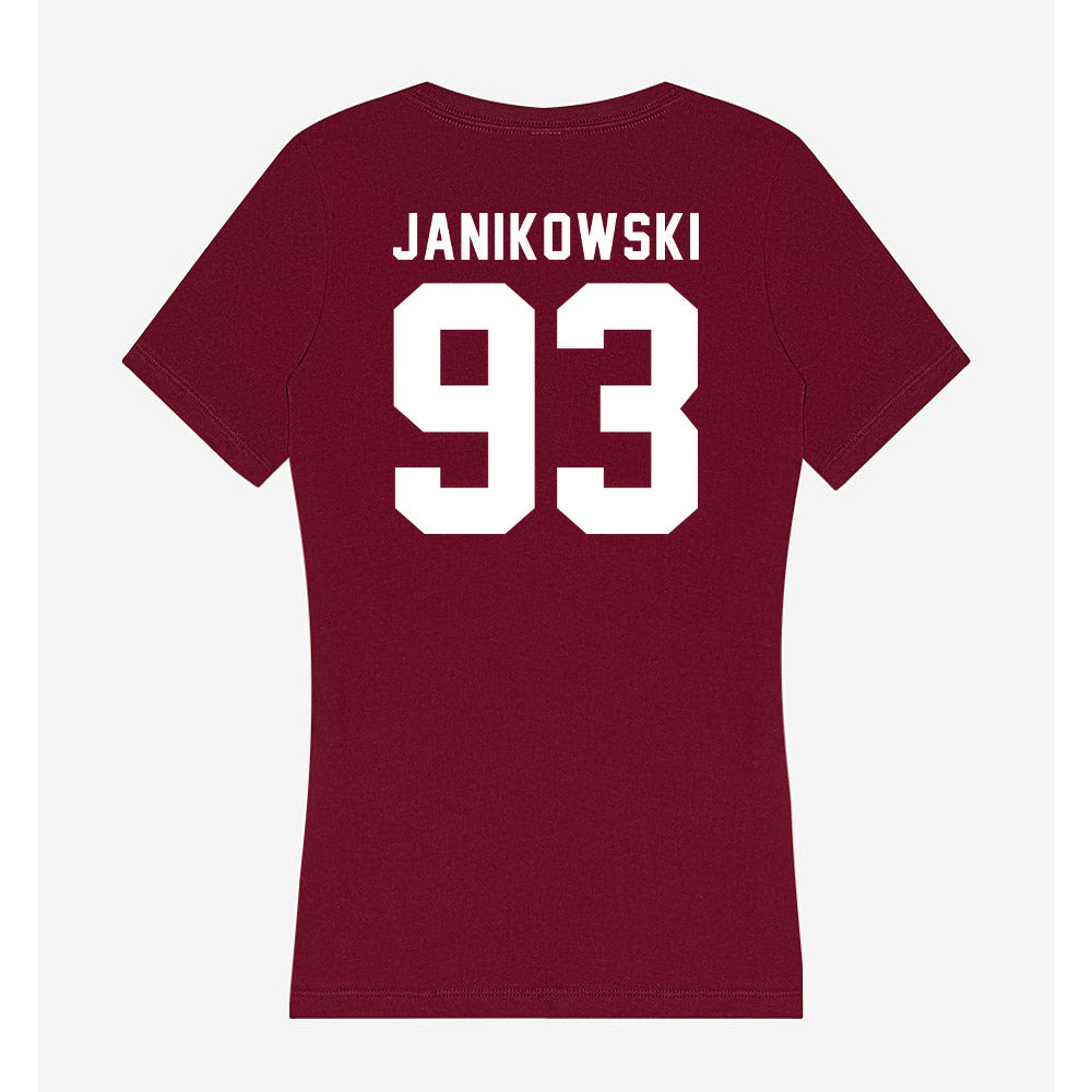 WSU - NCAA Football : Jack Janikowski - Women's V-Neck T-Shirt-1