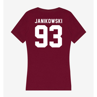 WSU - NCAA Football : Jack Janikowski - Women's V-Neck T-Shirt-1