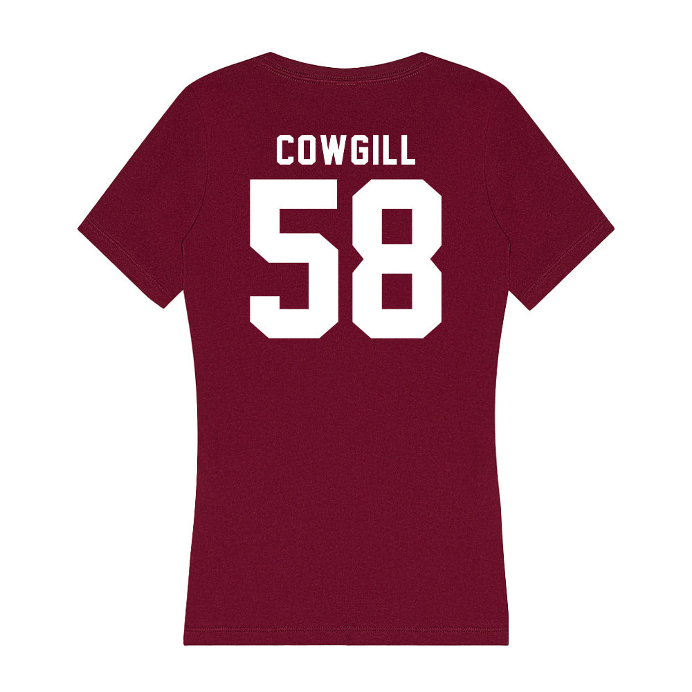 WSU - NCAA Football : Jackson Cowgill - Women's V-Neck T-Shirt-1