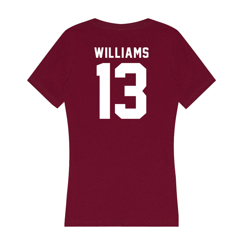 WSU - NCAA Women's Soccer : Jamuna Williams - Women's V-Neck T-Shirt-1