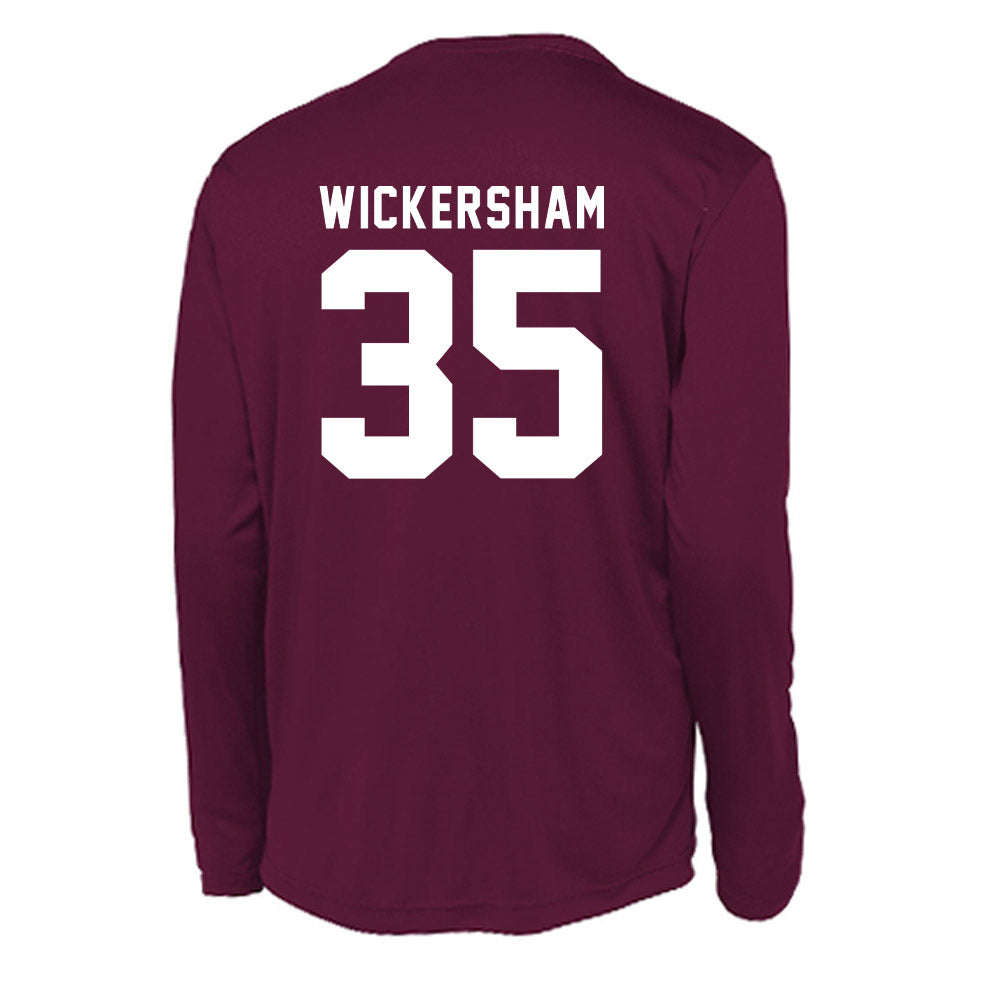 WSU - NCAA Baseball : Kaden Wickersham - Performance Long Sleeve T-Shirt